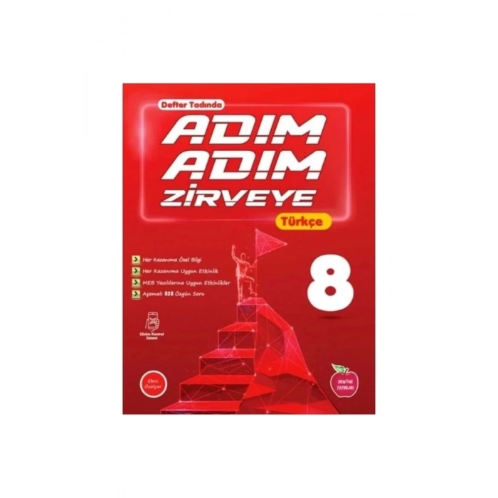 Newton 8. Sınıf Adım Adım Zirveye Türkçe Etkinlikli Soru Bankası 2024 2025 LGS