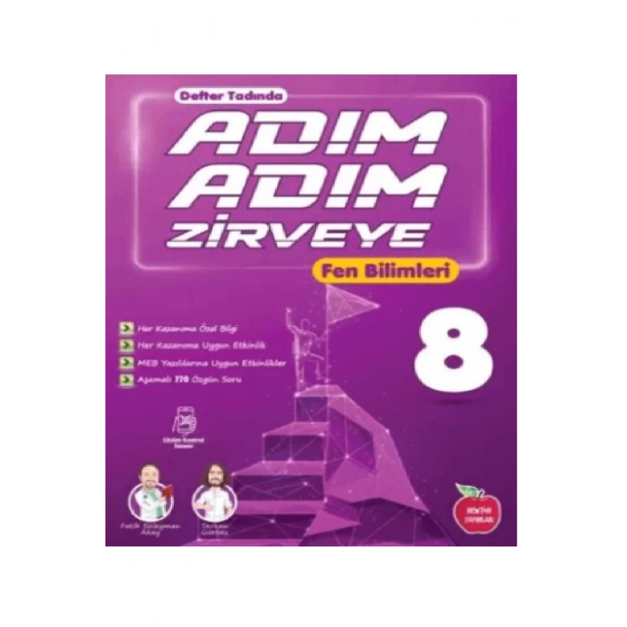 Newton Yayınları 8. Sınıf Fen Bilimleri Adım Adım Zirveye Soru Bankası Yeni