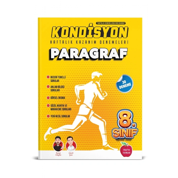 Newton Yayınları LGS 8. Sınıf Kondisyon Paragraf Denemeleri 30 Adet