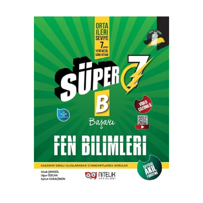 Nitelik 7.sınıf Yeni Nesil Süper Fen Bilimleri Soru Bankası