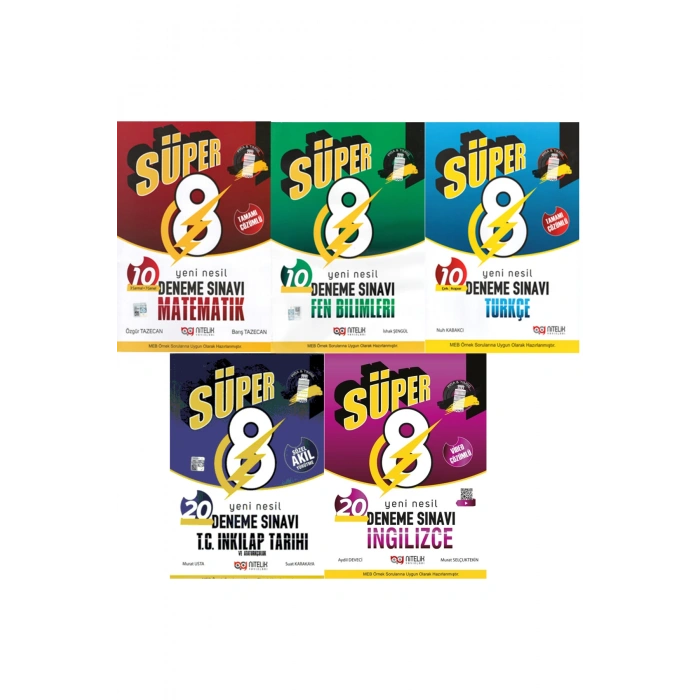 Nitelilk Yayınları 8. Sınıf Tüm Dersler Deneme Seri (ZOR SEVİYE)
