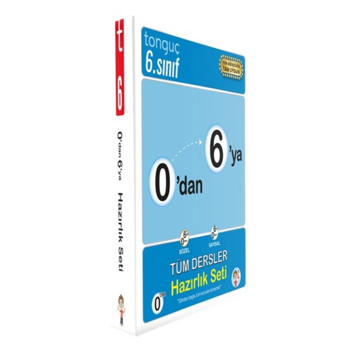 Tonguç 6. Sınıf 0dan 6ya Sayısal Sözel Konu Anlatımlı Soru Bankası Seti 2 Kitap
