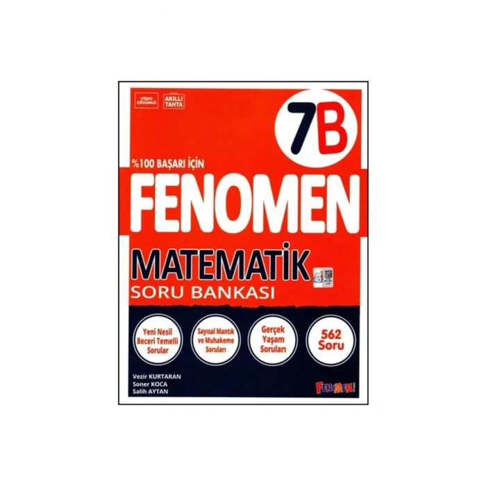 Yayıncılık 7. Sınıf Matematik Soru Bankası (B)