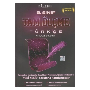 8. Sınıf Türkçe Tam Ölçme Yeni