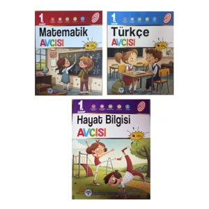 1.Sınıf Avcı Serisi Türkçe Matematik Hayat Bilgisi Avcısı Seti Mutlu Yayınları