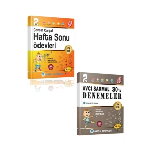 2. Sınıf Çarşaf Çarşaf Haftasonu Ödevleri Ve 2. Sınıf 36lı Sarmal Deneme