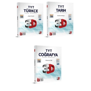 2023 Tyt Türkçe-tarih-coğrafya Soru Bankaları Üçlü Set