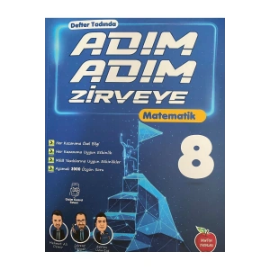 2024 Adım Adım Zirveye 8.sınıf Matematik Yeni Nesil Defter Tadında