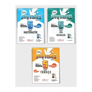 2025 5. Sınıf Günay Yayınları Bumerang Serisi Konu Anlatımlı ve Etkinlikli Soru Bankası 3lü Set