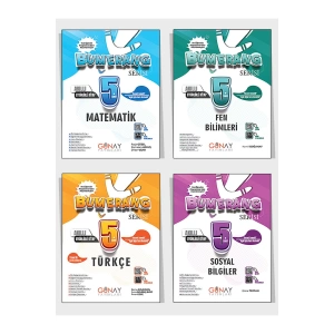 2025 5. Sınıf Günay Yayınları Bumerang Serisi Konu Anlatımlı ve Etkinlikli Soru Bankası 4lü Set