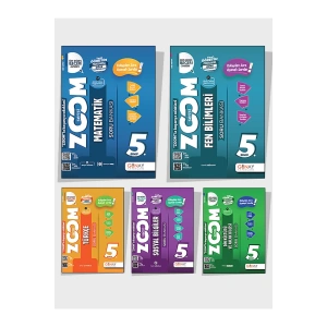 2025 5. Sınıf Günay Yayınları Zoom Serisi 5li Set