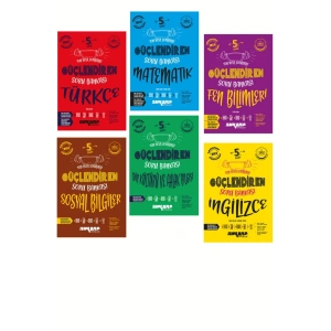 2025 Basım 5 Sınıf Tüm Dersler Güçlendiren Soru Bankası Set 6 Kitap 2025