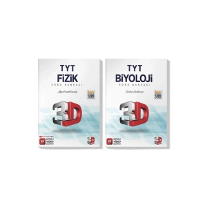 3d 2022 Tyt Fizik Biyoloji Soru Bankası Seti (2 Kitap)