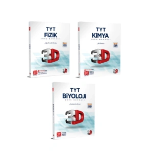 3d Tyt Fizik-kimya-biyoloji Soru Bankası Seti