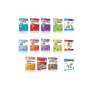 3.Sınıf Set Gold Tüm Dersler Soru 3.Sınıf Problem Yok Avcı Sarmal Deneme+14 Kitap Seti