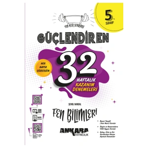 5. Sınıf Güçlendiren 32 Haftalık Fen Bilimleri Kazanım Denemeleri