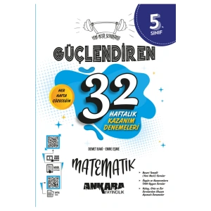 5. Sınıf Güçlendiren 32 Haftalık Matematik Kazanım Denemeleri