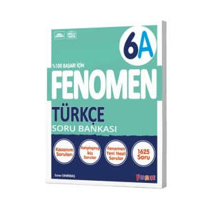 6. Sınıf Fenomen Türkçe A Soru Bankası Fenomen Yayınları