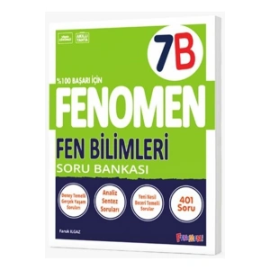 7. Sınıf Fen Bilimleri B Fenomen Soru Bankası