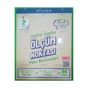 7. Sınıf Fen Bilimleri Hafta Hafta Ölçüm Noktası YENİ ÜRÜN