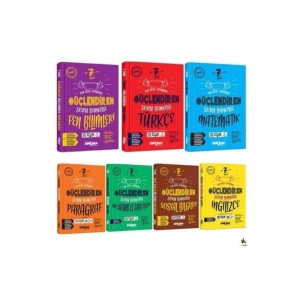 7. Sınıf Güçlendiren Soru Bankası Tam Set 7 Kitap