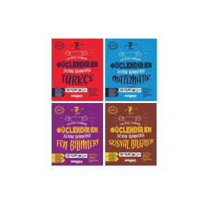 7. Sınıf Güçlendiren Türkçe + Matematik + Fen Bilimleri + Sosyal Bilgiler Soru Bankası