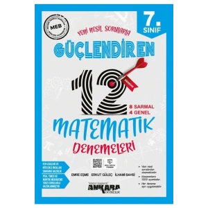 7. Sınıf Matematik Güçlendiren 12 Deneme