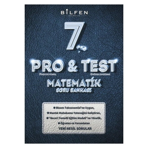 7. Sınıf Matematik Protest Soru Bankası Bilfen Yayıncılık