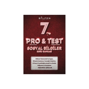 7. Sınıf Protest Sosyal Bilgiler Soru Bankası Ortaokul (Güncel İçeriğe Sahiptir)