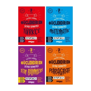 7. Sınıf Türkçe Matematik Fen Bilimleri Paragraf Güçlendiren Soru Bankası Seti