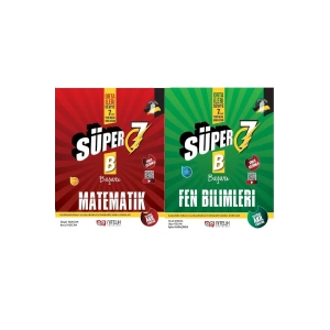 7.SINIF SÜPER MATEMATİK (B) ORTA SEVİYE+SÜPER FEN BİLİMLERİ (B) ORTA SEVİYE