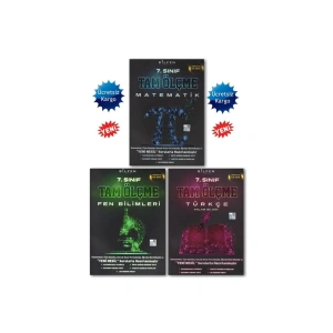 7.sınıf Tam Ölçme Seti 3 Kitap