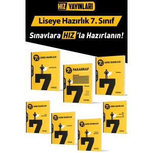 7.Sınıf Tüm Dersler Soru Bankası Seti Güncel Baskı 7 kaynak