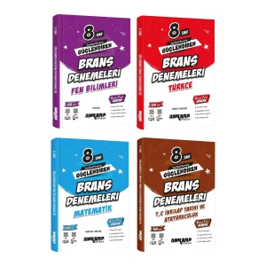 8. Sınıf 4’lü Branş Denemeleri Seti (b2 dikkat ve zeka testi)
