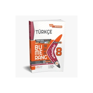 8. Sınıf Bumerang Türkçe Etkinlikli Akıllı Kitap Yeni Müfredata Uyumlu