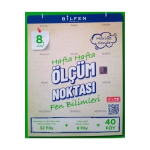 8. Sınıf Fen Bilimleri Hafta Hafta Ölçüm Noktası YENİ ÜRÜN