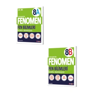 8. Sınıf Fenomen Fen Bilimleri A B Tüm Dersler Soru Bankası Set