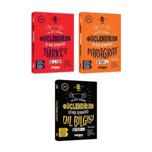 8. Sınıf Güçlendiren Soru Bankası Türkçe-paragraf-dil Bilgisi Set