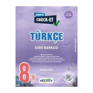 8. Sınıf Kendini Check - Et Türkçe Soru Bankası