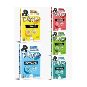 8. Sınıf Lgs Bumerang 32 Haftalık Kazandıran 5li Deneme Seti Yeni Müfredat