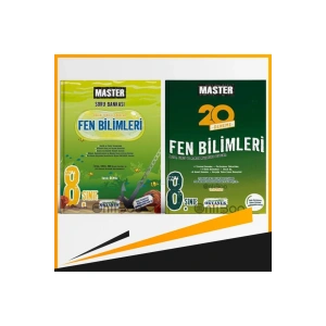8 . Sınıf Lgs Master Fen Bilimleri Soru Bankası Ve Master 20li Denemesi 2020-2021
