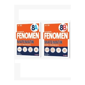8. Sınıf LGS Matematik (A) - Matematik (B) Soru Bankası Seti (2 Kitap)