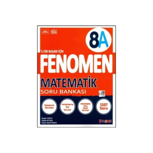 8. SINIF LGS MATEMATİK A SORU BANKASI FENOMEN (Bolnota Özel Güncel Içeriğe Sahiptir)