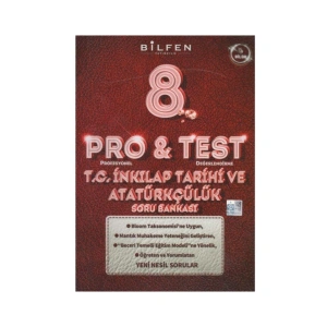 8. Sınıf Pro&test Tc Inkılap Tarihi Ve Atatürkçülük Soru Bankası