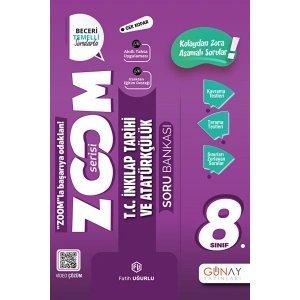 8. Sınıf Zoom Serisi T.C. İnkılap Tarihi ve Atatürkçülük Soru Bankası
