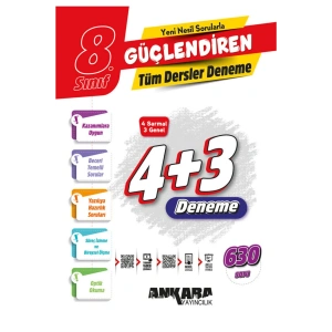 8.sınıf 4+3 genel deneme+14 günde tatil kitabı deneme set+b2 dikkat ve zeka testi