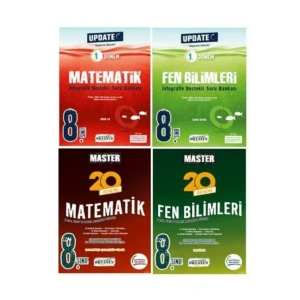 8.sınıf Lgs Update Soru Bankası Ve Master Deneme Sınavı Seti