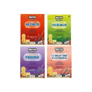 8.sınıf Master Lgs Yeni Baskı Soru Bankası Seti