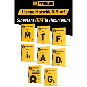 8.Sınıf Tüm Dersler Soru Bankası Seti 8 Kaynak 2025 Güncel Baskı