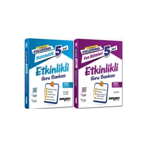 Ankara 2025 5. Sınıf Matematik + Fen Bilimleri Güçlendiren Etkinlikli Soru Seti 2 Kitap Güncel Müfre